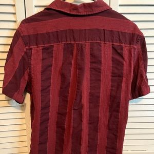 Red Striped Button Down